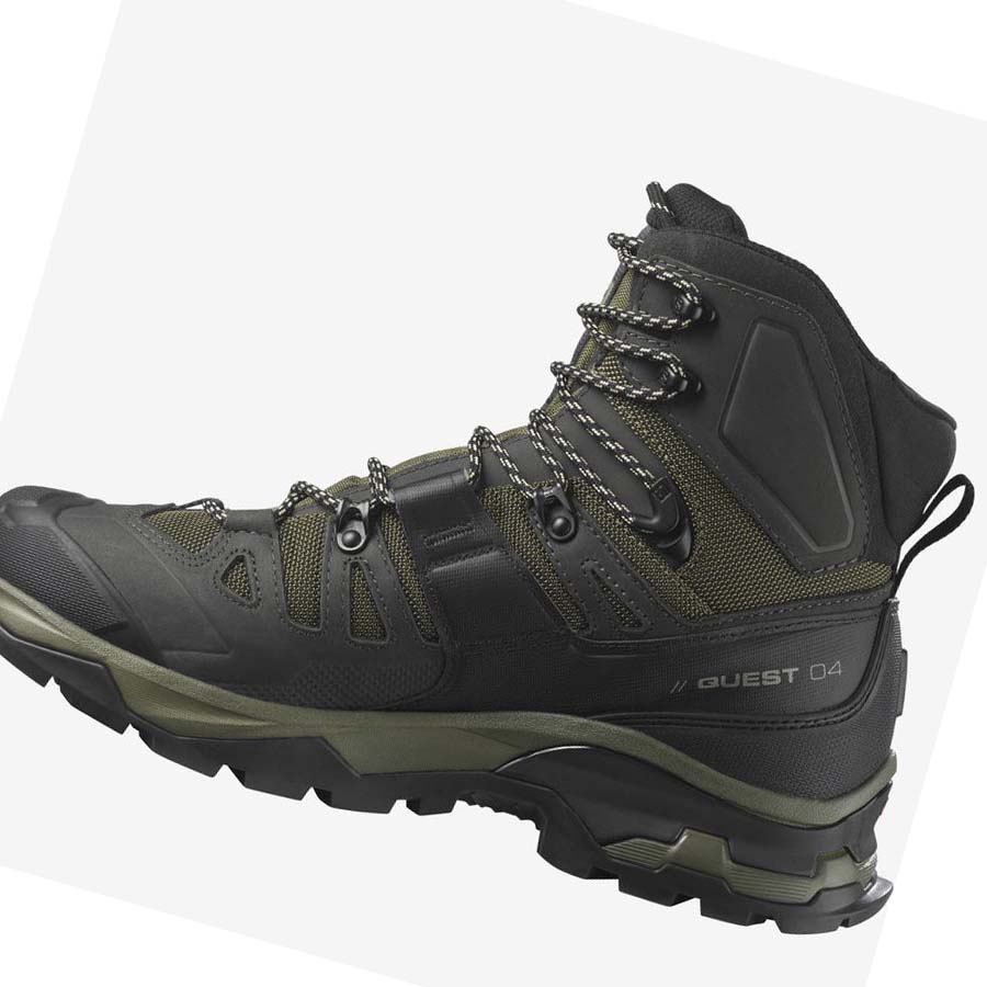 Salomon QUEST 4 GORE-TEX Erkek Yürüyüş Ayakkabısı Zeytin Yeşili | TR 3563NWY